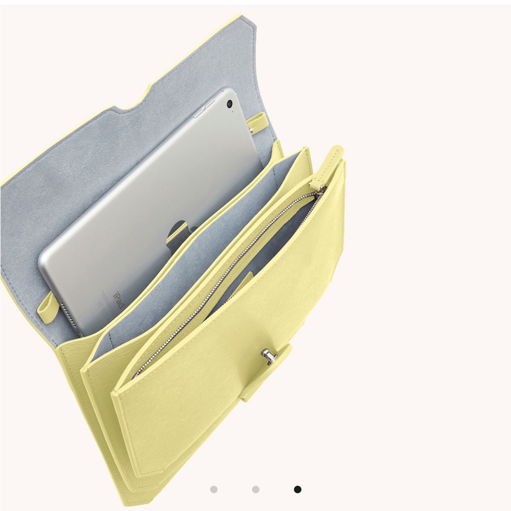Senreve Yellow Leather Bag - Picture 7 of 11